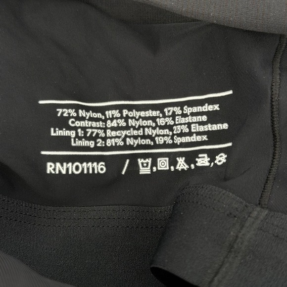 Outdoor Voices Sz XS Black Athleisure Dress Built-In Bra & Shorts Liner Stretchy - Picture 6 of 8